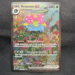 Pokemon TCG Venusaur EX Card 198/165 SV Sir Scarlet & Violet 151 - Image 1