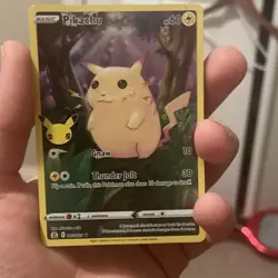 Pokemon Pikachu Celebrations Holo Rare 60 HP Card 005/025 Mitsuhiro Arita - Image 1