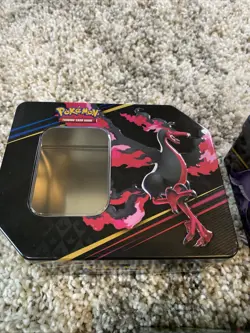 POKEMON LOT OF TRADING CARD GAME STORAGE CASE TIN METAL CASES Empty No Cards - Image 2