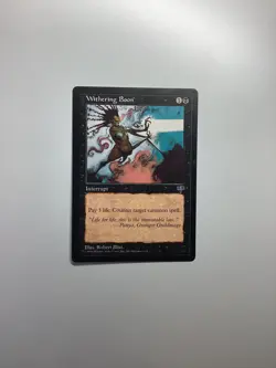 Withering Boon 1996 Mirage MTG - Image 1