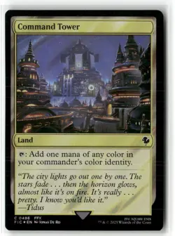 Command Tower Surge Foil NM MTG MAGIC Final Fantasy 486 - Image 1