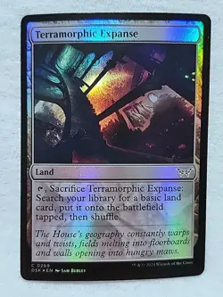 Terramorphic Expanse 0269 Foil Duskmourn: House of Horror Magic: The Gathering - Image 1