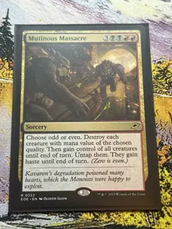 Mutinous Massacre - EOE - MTG - EN - NM - 0222 - Image 1