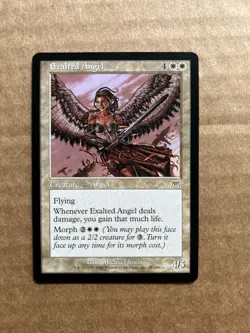 Wizards of the Coast Magic: The Gathering Exalted Angel White Rare Onslaught Re… - Image 1