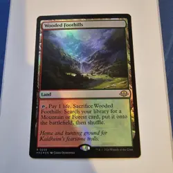 Wooded Foothills Modern Horizons 3 Foil Rare Magic MTG #0236 - Image 1