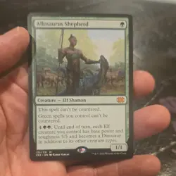 Allosaurus Shepherd Double Masters 2022 Regular Green Mythic Creature Wizards 1… - Image 1