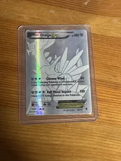 Pokemon TCG Dialga EX Full Art 122/119 Secret Rare Card XY Phantom Forces - Image 1