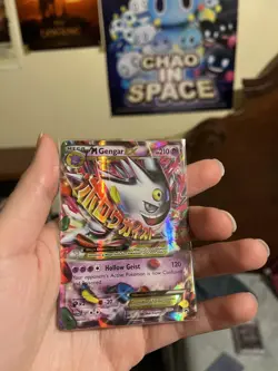 2016 POKEMON XY BLACK STAR PROMO COLLECTOR CHEST M GENGAR EX #XY166 HOLO LP+/NM- - Image 2