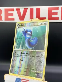 Pokemon Dratini #62/102 HGSS Pokemon TCG Triumphant Reverse Holo - HP - Image 3