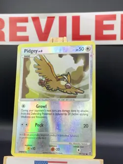 Pokemon Pidgey #99/132 Reverse Holo Pokemon 2007 Secret Wonders - HP - Image 2