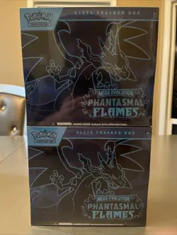 Pokemon TCG Phantasmal Flames ETB New / Factory Sealed Lot of 2 - Image 1