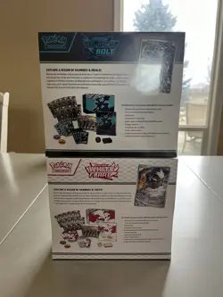 Pokemon Black Bolt and White Flare ETB Set Of 2 Factory Sealed - Image 3