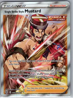 Single Strike Style Mustard TG28/TG30 Brilliant Stars - Pokemon Card - NM - Image 1