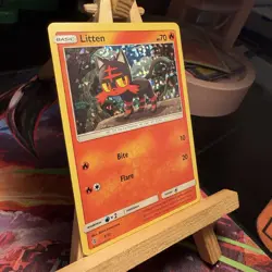 Litten 3/12 McDonald's Promo Holo Rare 2017 Pokemon TCG NM - Image 2