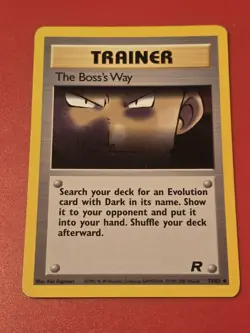 Pokemon TCG | The Boss's Way 73/82 | Team Rocket Uncommon | Lightly Played - Image 1