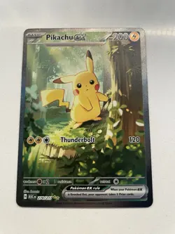 Pikachu EX 276/217 SIR Pokemon Ascended Heroes Near Mint + Pack Fresh - Image 1