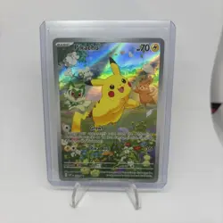 Pikachu SVP 088 Black Star Promo 88 Paldea Adventure Chest NM Pokemon - Image 1