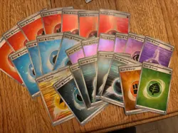 Pokemon Lot Of 25 Holo Energies From Scarlet And Violet Era - Image 1