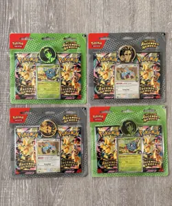 4 x Pokemon TCG Ascended Heroes Collection Blister 2pk Bundle | FREE Delivery 🚀 - Image 1