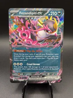 Fezandipiti ex 142/217 (Double Rare) Ascended Heroes Near Mint Pokemon TCG - Image 1
