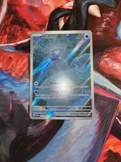 Pokemon Phione 175/167 Twilight Masquerade Illustration Rare Near Mint - Image 1