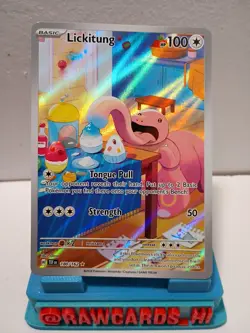 Pokemon TCG Lickitung 180/162 IR Illustration Rare Temporal Forces - Image 2