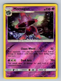 Mismagius 40/111 Reverse Holo SM - Crimson Invasion NM - LP Pokemon TCG - Image 1