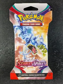 2023 Pokemon Scarlet & Violet Sleeved Booster Pack Factory Sealed English - Image 1