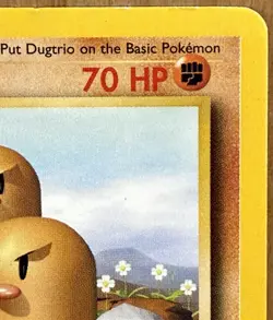 Dugtrio Pokemon TCG Base Set Unlimited 19/102 Non-Holo Rare 1999 LP - Image 4