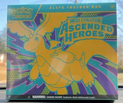 Pokemon ME Ascended Heroes Elite Trainer Box W/N’s Zekrom Promo SEALED - Image 1