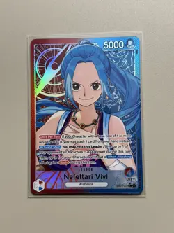 10 contender EB03-001 - Nefeltari Vivi - Alt Art Leader - One Piece TCG English - Image 1