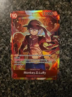 Monkey D. Luffy Treasure Booster ST10-006 One Piece Promo Card Foil Sealed - Image 1