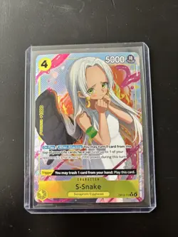 S-Snake OP13-114 R Alt Art One Piece Carrying on His Will NM/M - Image 1