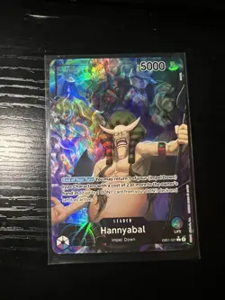 One Piece TCG Hannyabal LEADER ALT ART ENGLISH EB01-021 - Image 1