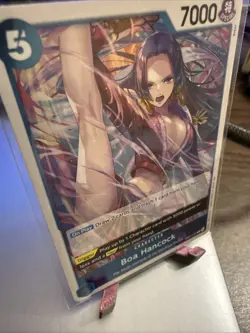 One Piece The Azure Sea’s Seven OP14-EB04 Boa Hancock EB04-027 R English - Image 2