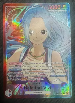 One Piece EB03-001 Heroines Nefeltari Vivi Leader Alt Art English READ! VVLP! - Image 1