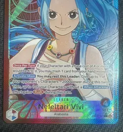 One Piece EB03-001 Heroines Nefeltari Vivi Leader Alt Art English READ! VVLP! - Image 4