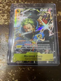 Roronoa Zoro (Full Art) ST29-014 Starter Deck 29: Egghead Foil VHTF IN HAND - Image 1