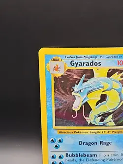Pokemon 1995 Gyarados TCG Base Set Holo Rare Card #6/102 Vintage - Image 5