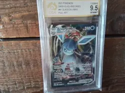 Pokemon Cards promo sr ar glaceon gx vmax secret 041/203 ex graded art card b34 - Image 1