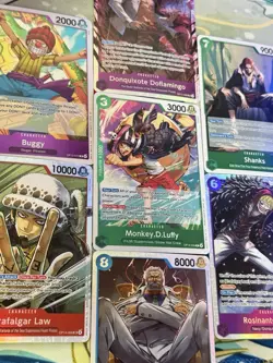 ONE PIECE TCG 160+ CARD LOT | 160+ Holographic Rares + A FEW SR NM ENGLISH - Image 1