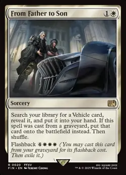 MTG Final Fantasy *FOIL* R From Father to Son #0020 - Image 1