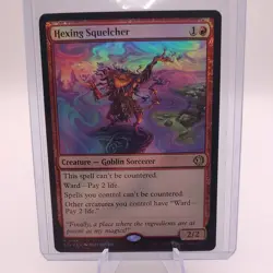 Magic The Gathering MTG - Hexing Squelcher Promo Stamped Foil - Lorwyn Eclipsed - Image 1