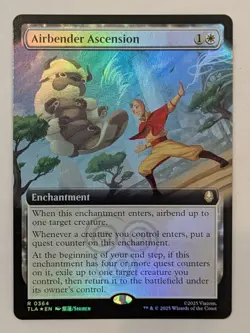 Airbender Ascension x1, Foil, Extended Art, NM, Avatar: The Last Airbender #364 - Image 1