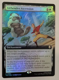 Airbender Ascension x1, Foil, Extended Art, NM, Avatar: The Last Airbender #364 - Image 2
