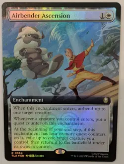 Airbender Ascension x1, Foil, Extended Art, NM, Avatar: The Last Airbender #364 - Image 4