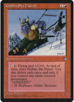 Goblin Ski Patrol MTG NM - Ice Age - Image 1