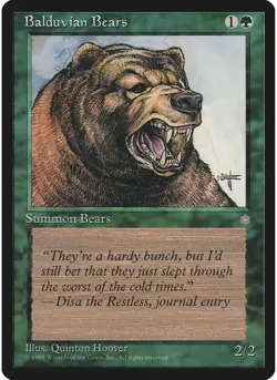 Balduvian Bears MTG NM - Ice Age - Image 1