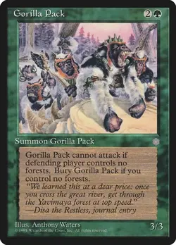 Gorilla Pack MTG NM - Ice Age - Image 1