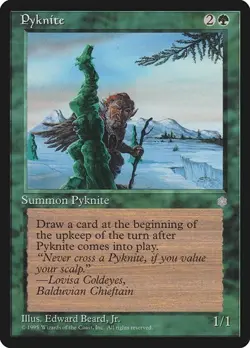 Pyknite MTG NM - Ice Age - Image 1